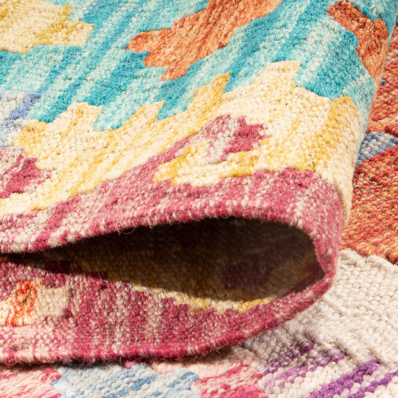 Dywan Kelim - Splash - 298 x 199 cm - wielokolorowy