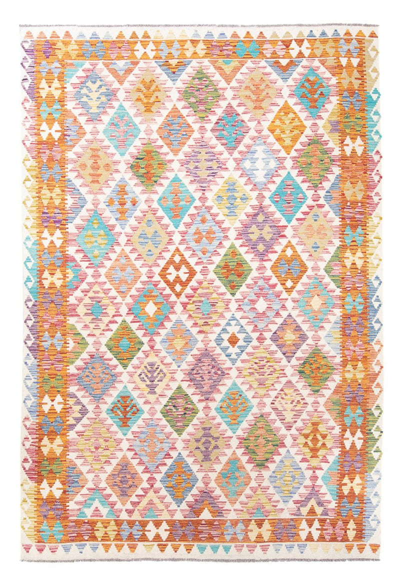 Dywan Kelim - Splash - 291 x 198 cm - wielokolorowy