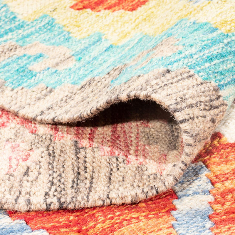 Dywan Kelim - Splash - 305 x 203 cm - wielokolorowy