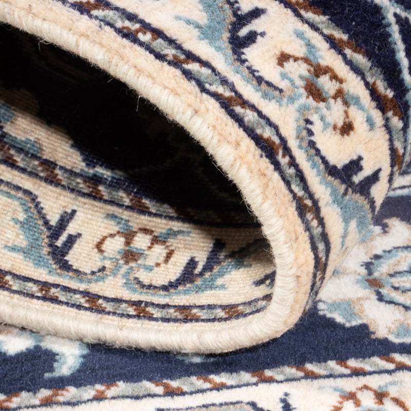 Dywan perski - Nain - 135 x 67 cm - ciemnoniebieski