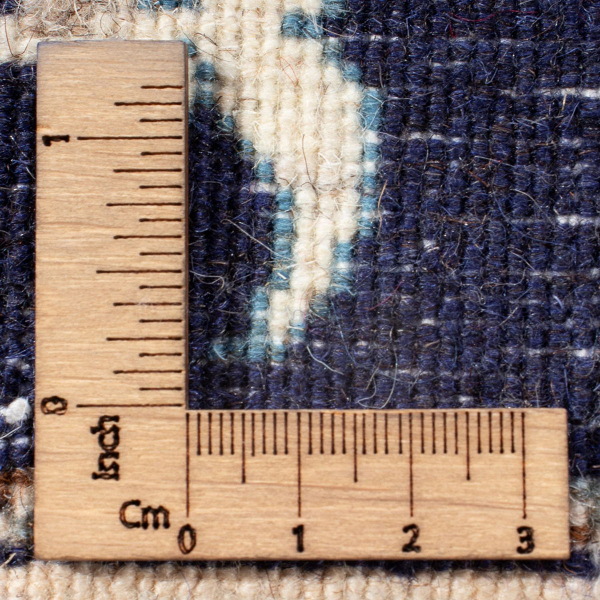 Dywan perski - Nain - 135 x 67 cm - ciemnoniebieski