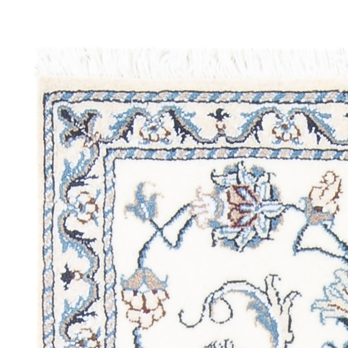 Dywan perski - Nain - 127 x 67 cm - kremowy