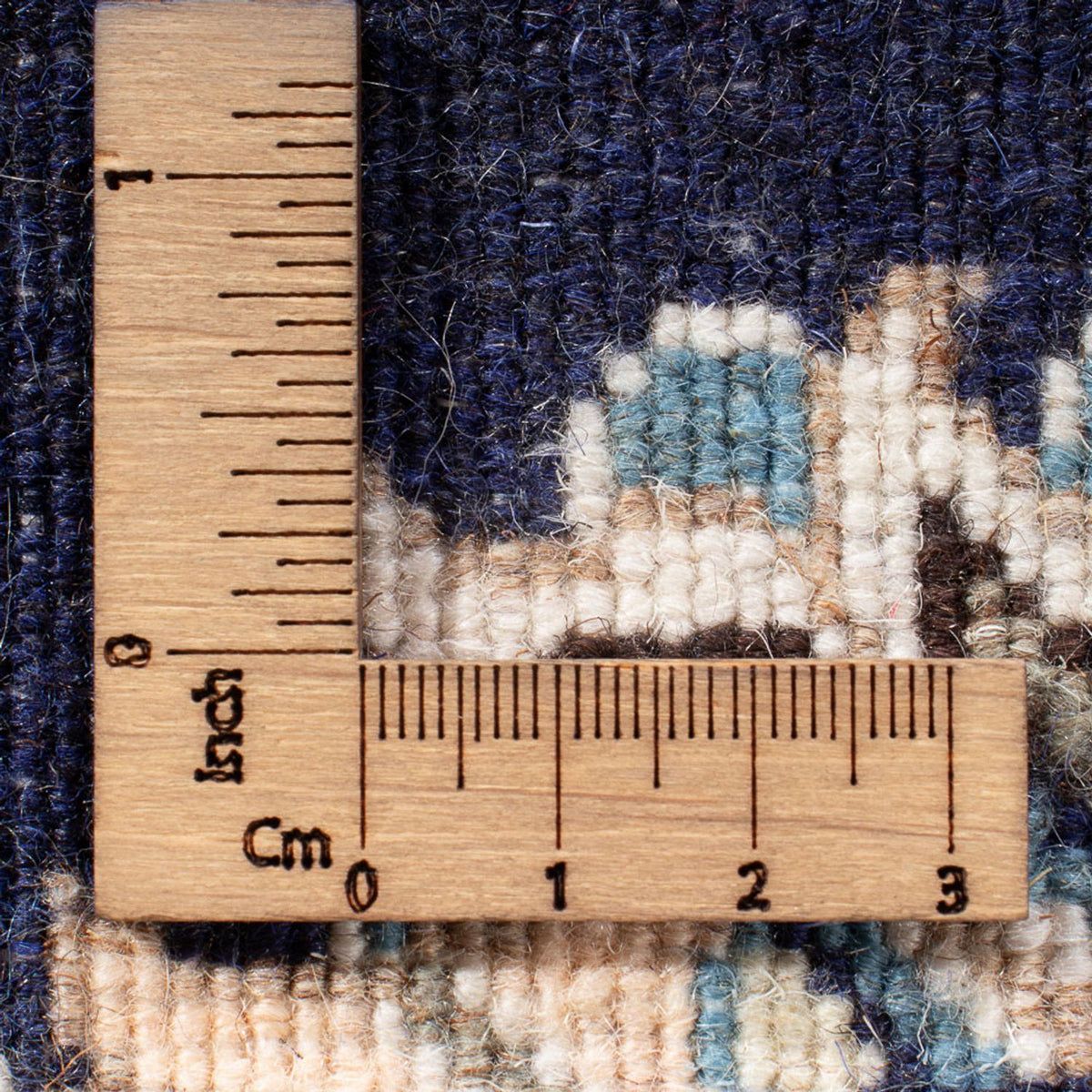 Dywan perski - Nain - 134 x 67 cm - ciemnoniebieski