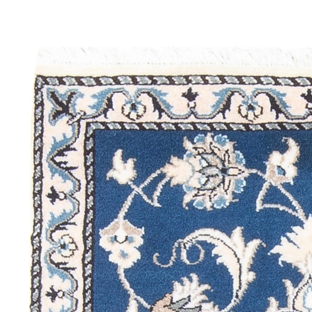 Dywan perski - Nain - 135 x 71 cm - niebieski