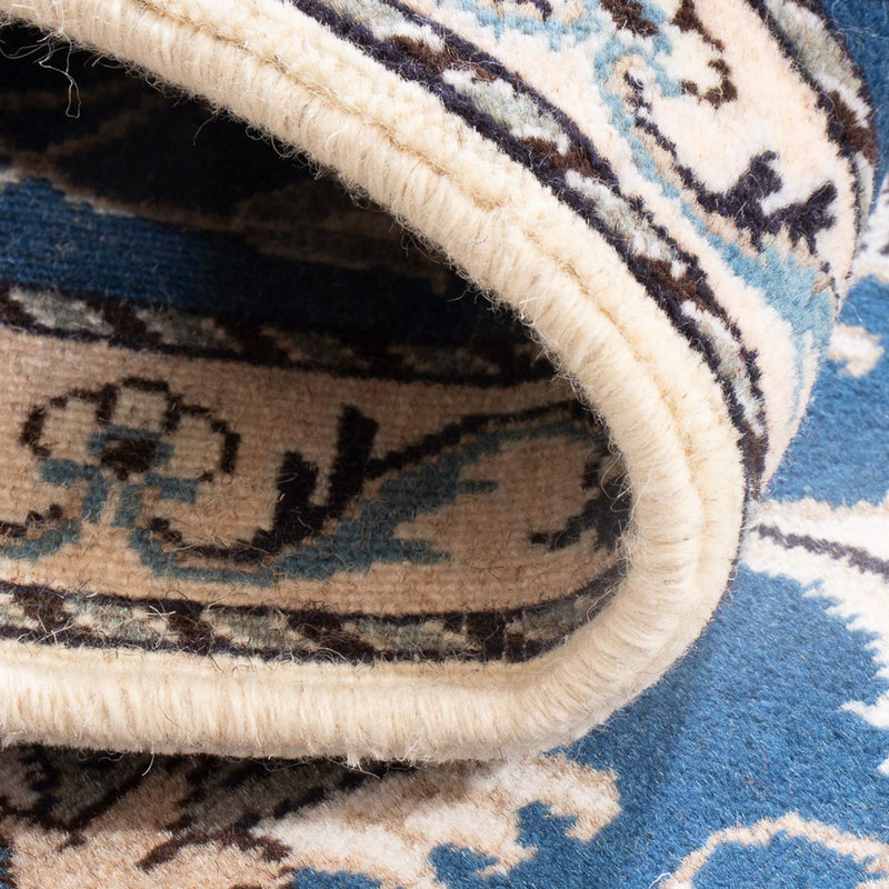 Dywan perski - Nain - 135 x 71 cm - niebieski