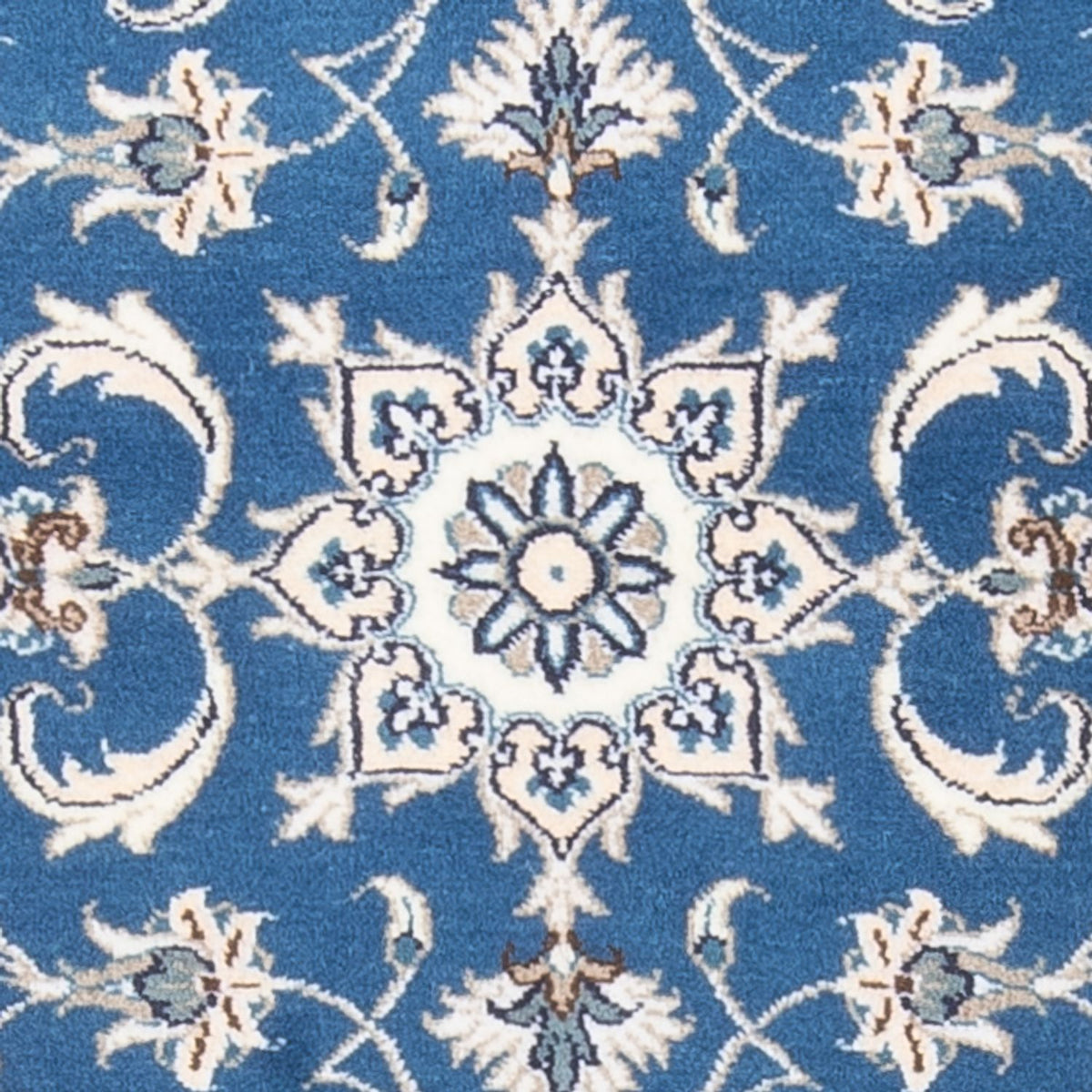 Dywan perski - Nain - 137 x 69 cm - niebieski