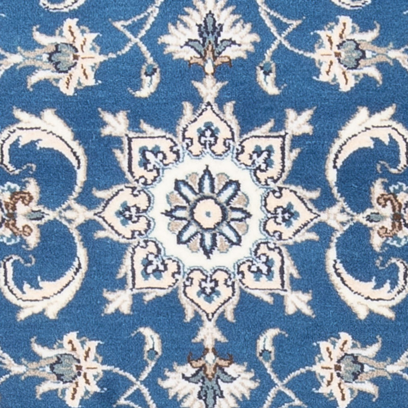 Dywan perski - Nain - 137 x 69 cm - niebieski