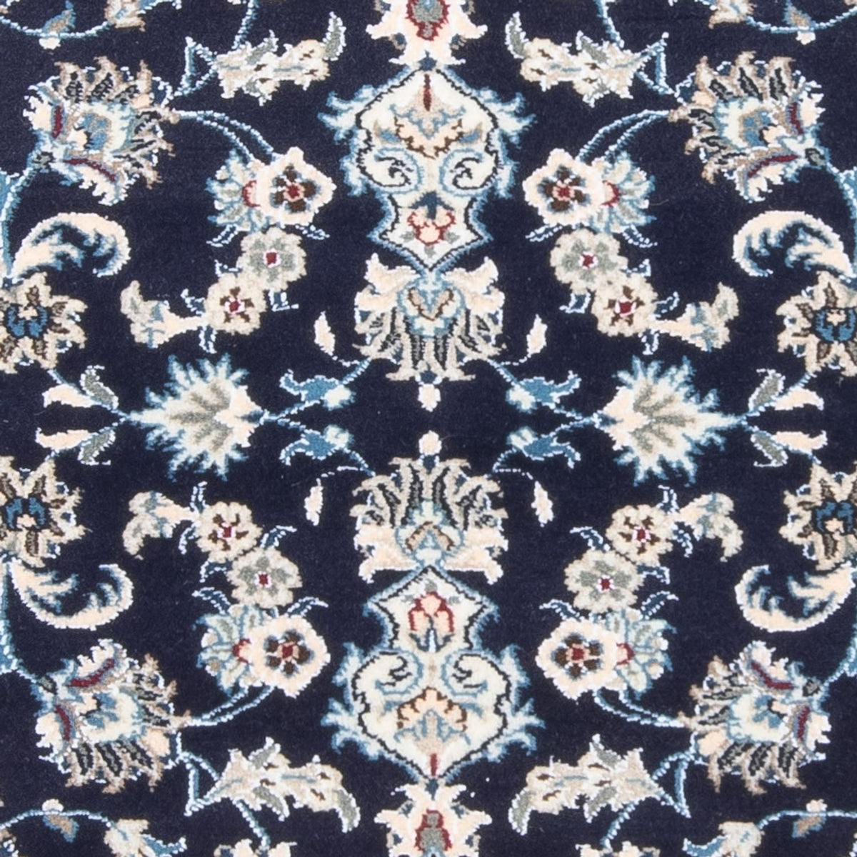 Biegacz Dywan perski - Nain - 190 x 79 cm - ciemnoniebieski