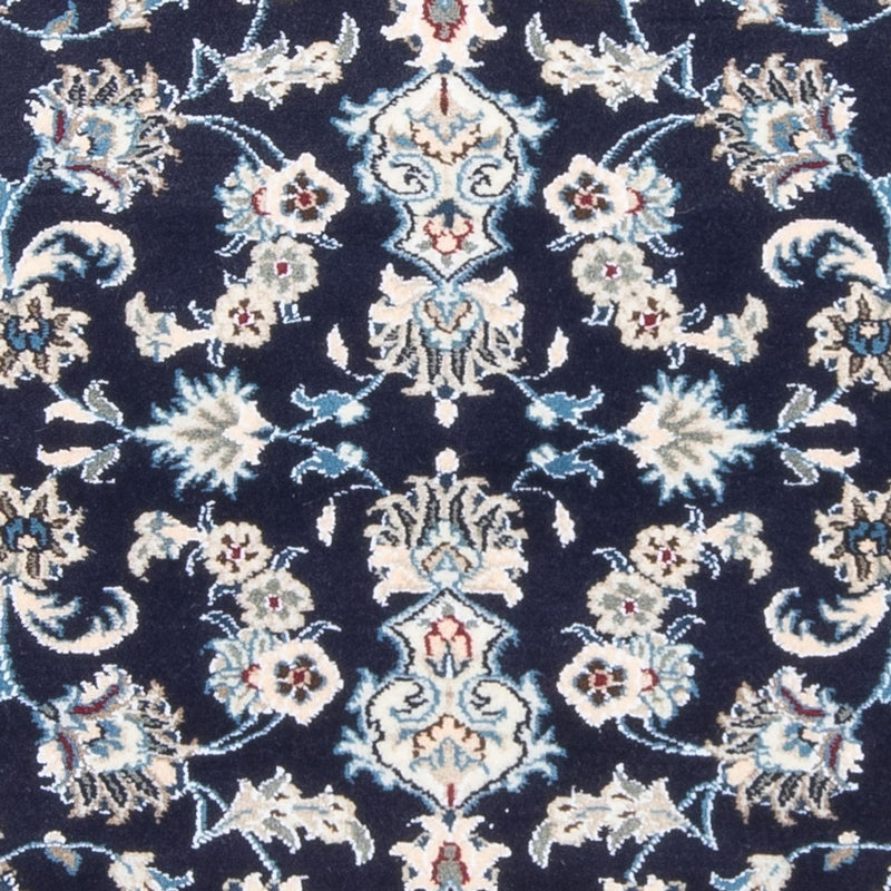 Biegacz Dywan perski - Nain - 190 x 79 cm - ciemnoniebieski