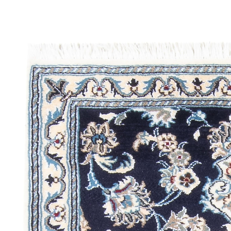 Biegacz Dywan perski - Nain - 190 x 79 cm - ciemnoniebieski