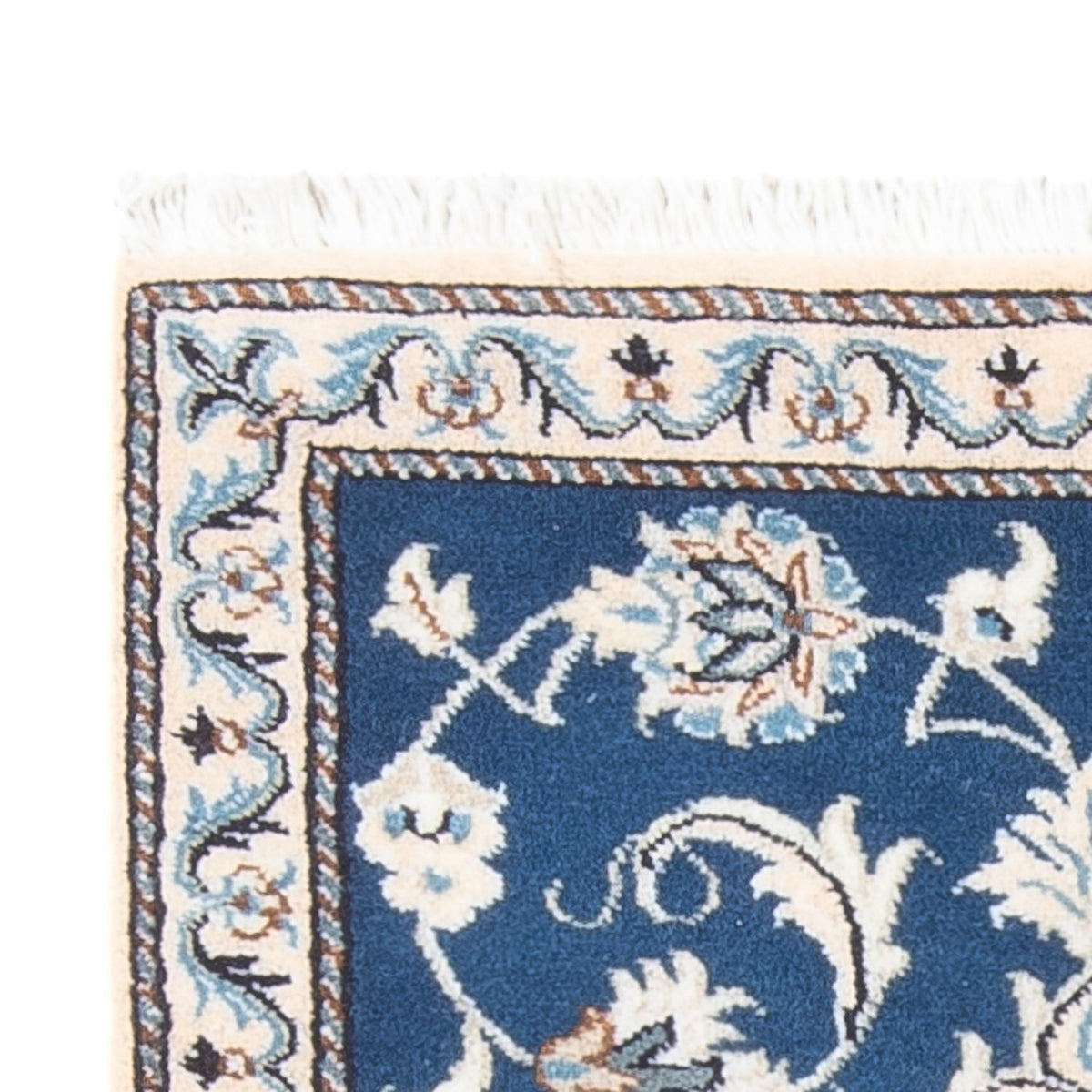 Biegacz Dywan perski - Nain - 156 x 71 cm - niebieski