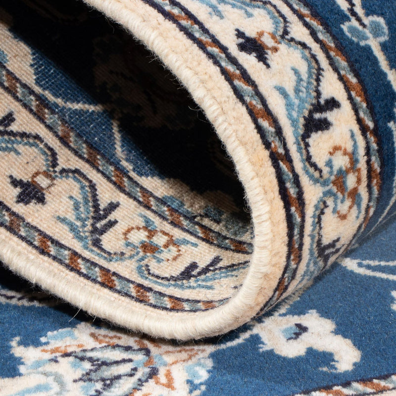 Biegacz Dywan perski - Nain - 156 x 71 cm - niebieski