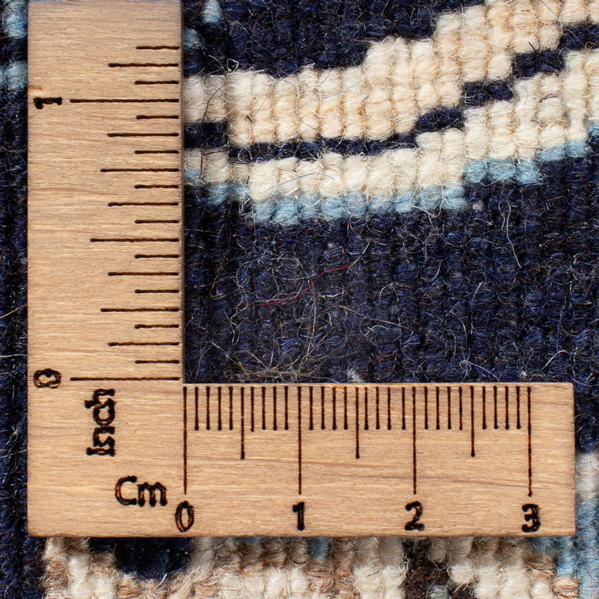 Dywan perski - Nain - 137 x 67 cm - ciemnoniebieski