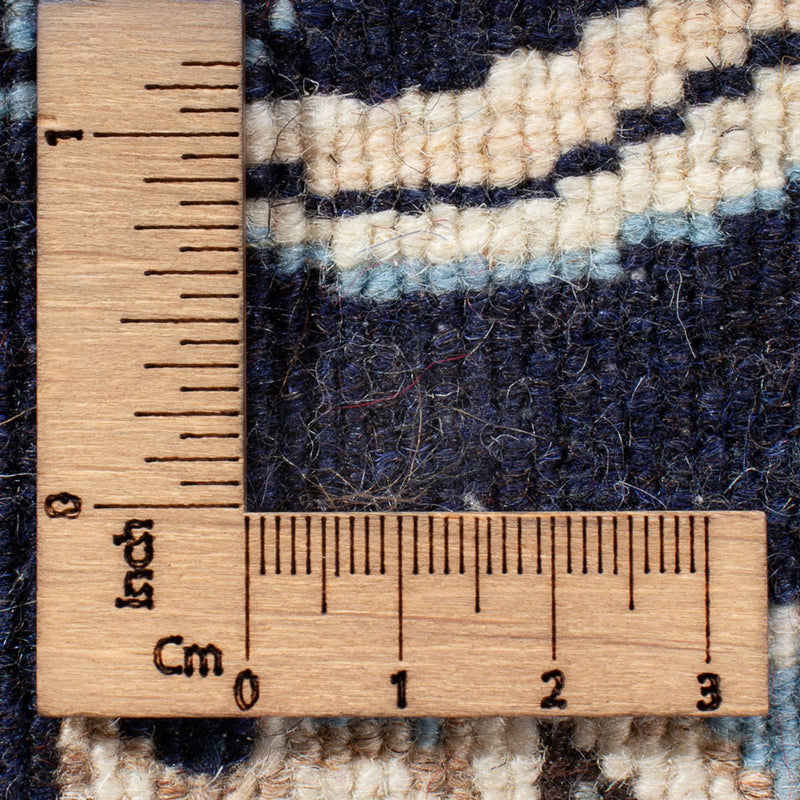 Dywan perski - Nain - 137 x 67 cm - ciemnoniebieski