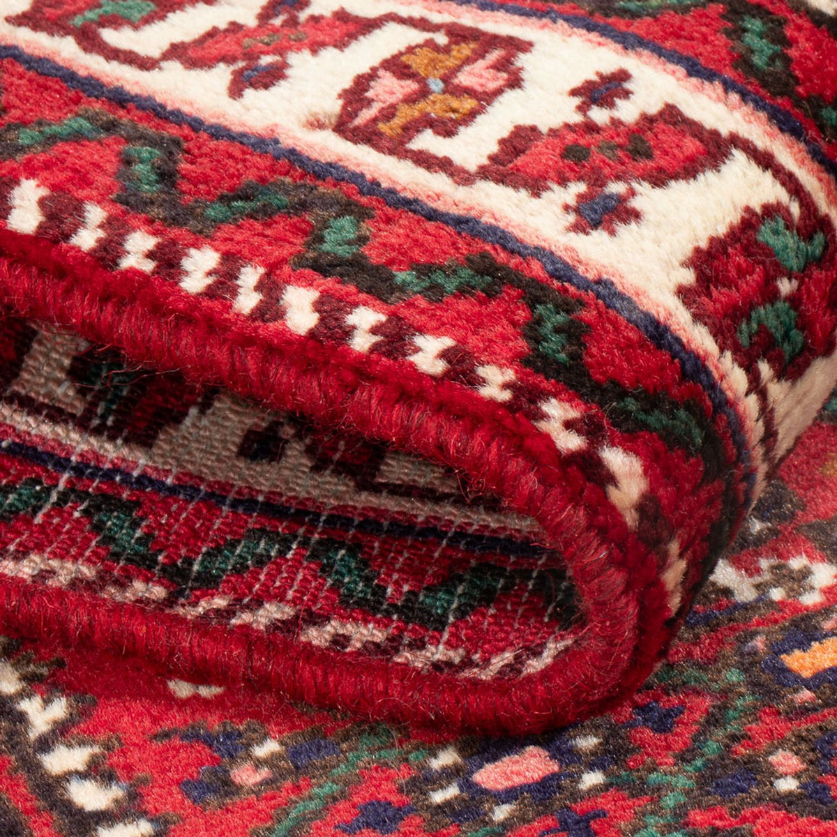 Perski dywan - Nomadyczny - 122 x 80 cm - ciemna czerwień