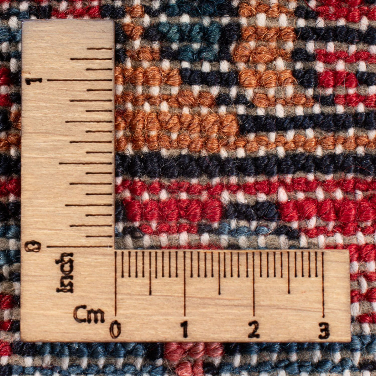 Perski dywan - Nomadyczny - 144 x 114 cm - ciemnoniebieski