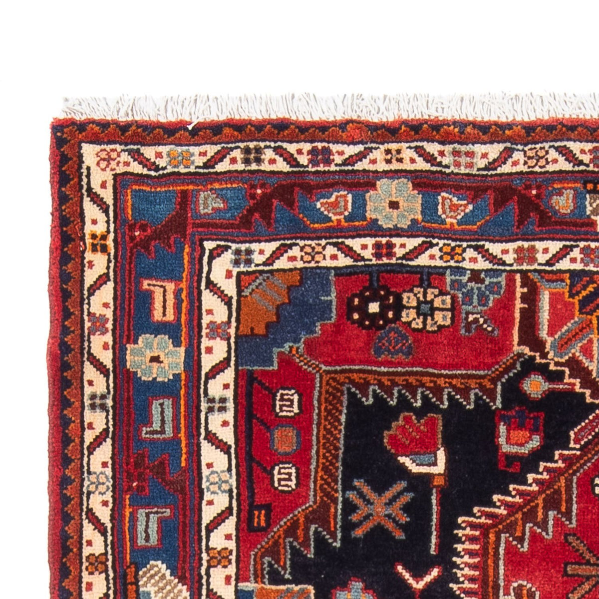 Perski dywan - Nomadyczny - 188 x 118 cm - czerwony