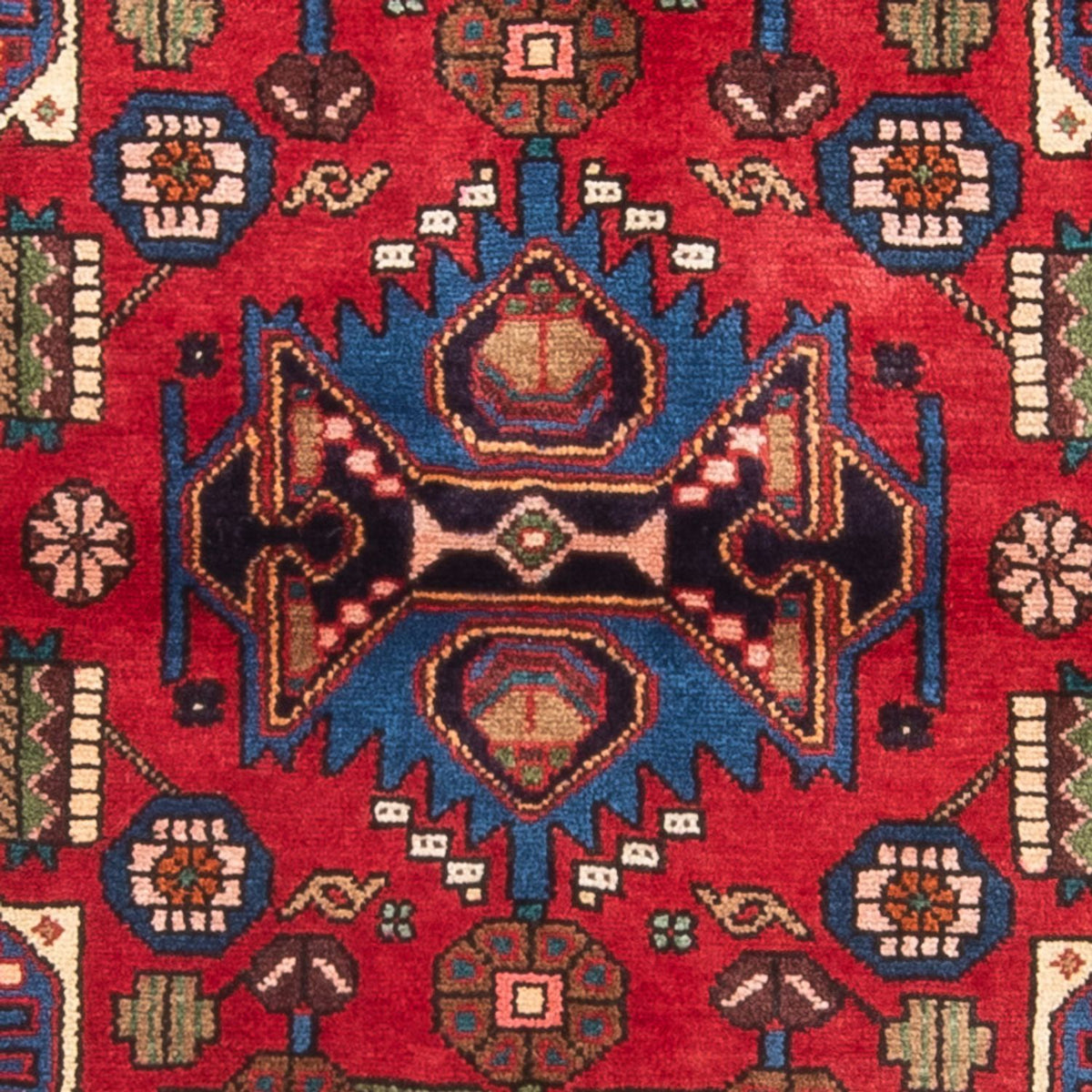 Perski dywan - Nomadyczny - 165 x 101 cm - czerwony