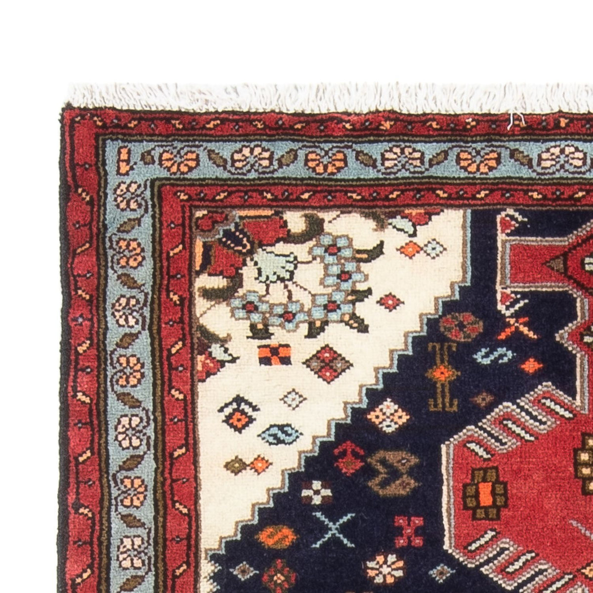 Perski dywan - Nomadyczny - 150 x 100 cm - ciemnoniebieski