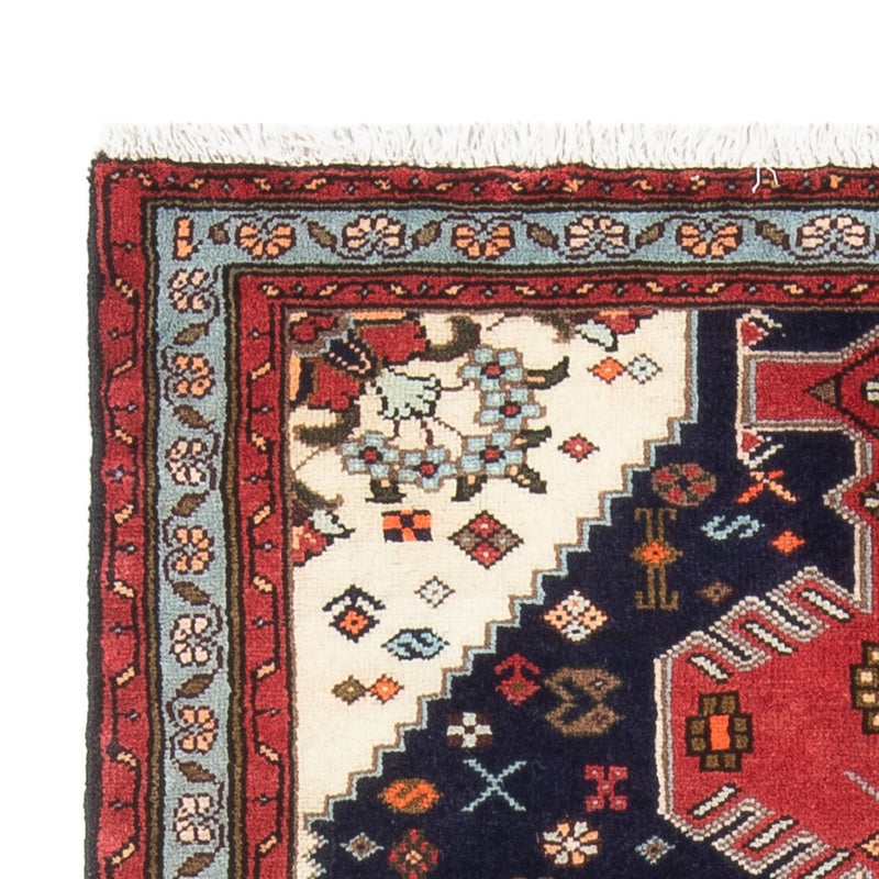 Perski dywan - Nomadyczny - 150 x 100 cm - ciemnoniebieski