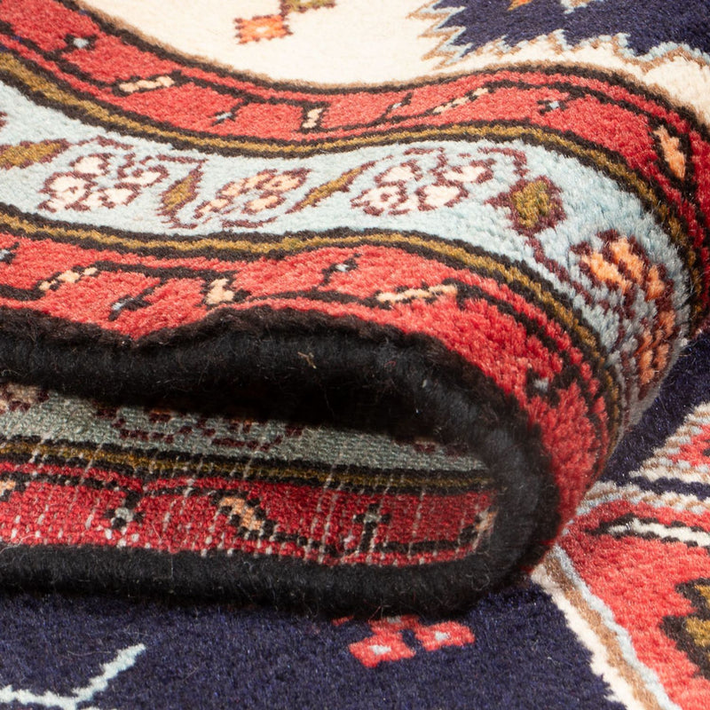 Perski dywan - Nomadyczny - 150 x 100 cm - ciemnoniebieski