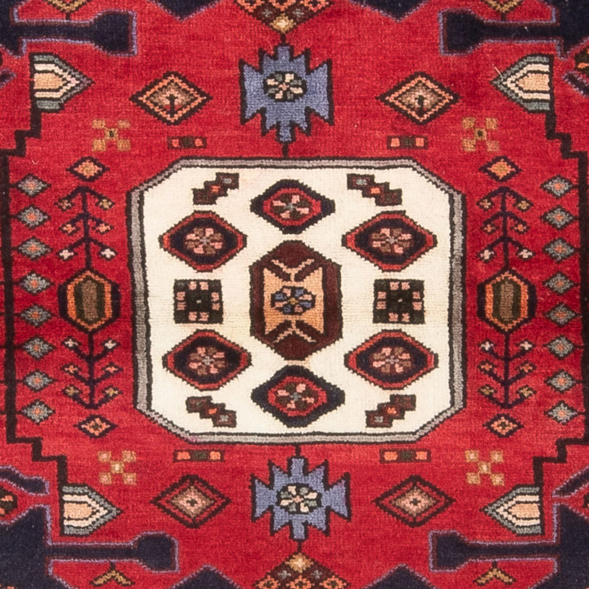 Perski dywan - Nomadyczny - 161 x 110 cm - ciemnoniebieski