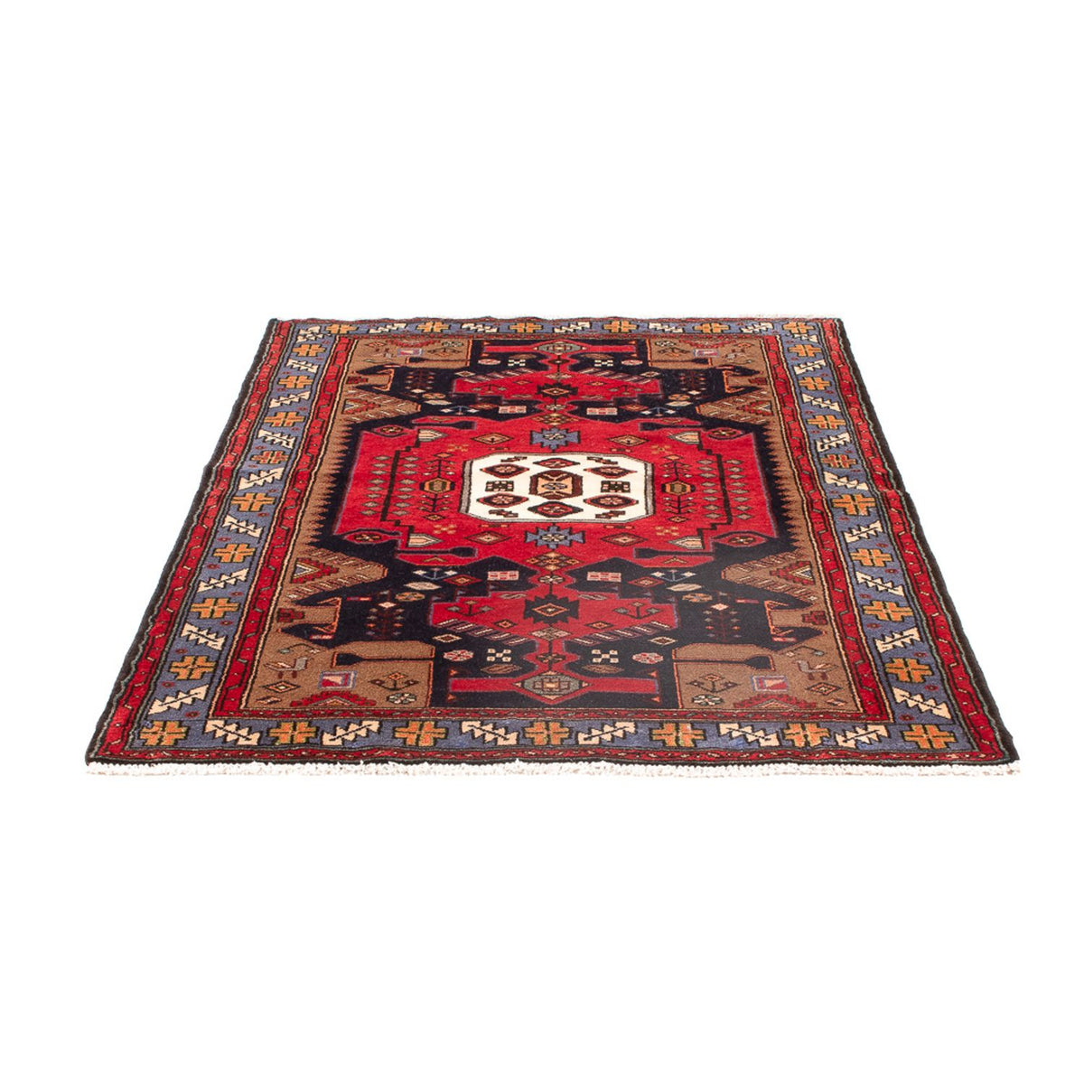 Perski dywan - Nomadyczny - 161 x 110 cm - ciemnoniebieski