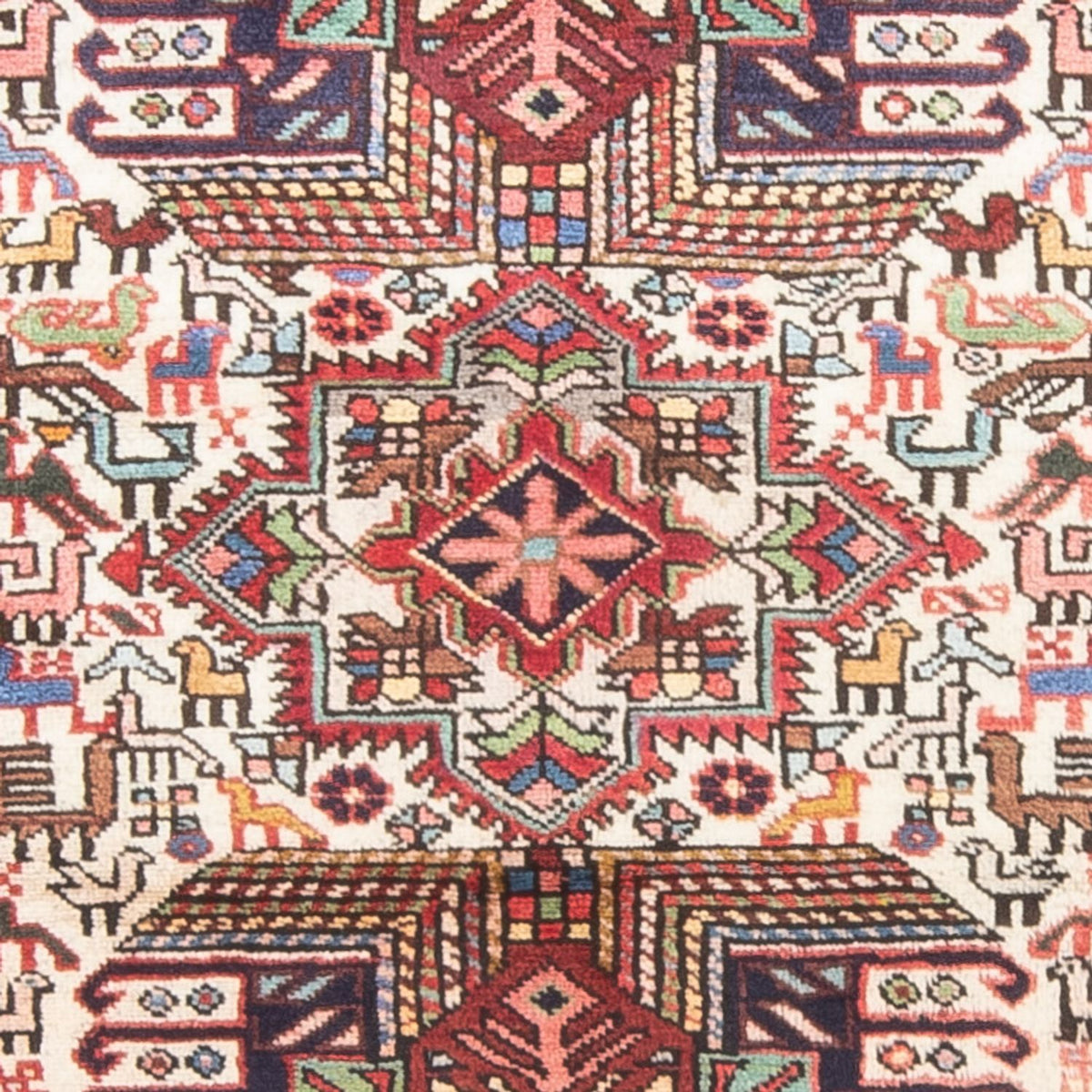 Biegacz Perski dywan - Nomadyczny - 202 x 71 cm - kremowy