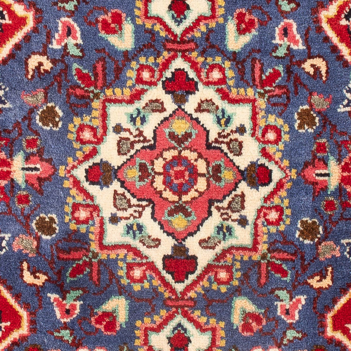 Perski dywan - Nomadyczny - 82 x 54 cm - ciemnoniebieski