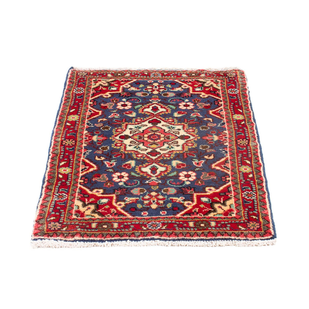 Perski dywan - Nomadyczny - 82 x 54 cm - ciemnoniebieski