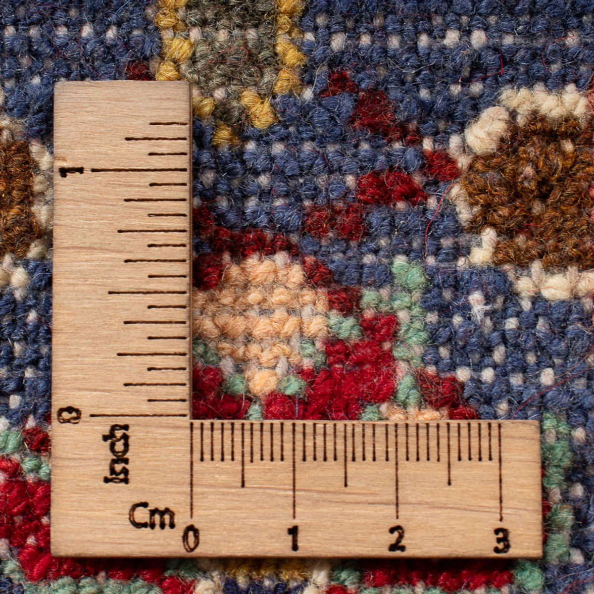 Perski dywan - Nomadyczny - 82 x 54 cm - ciemnoniebieski