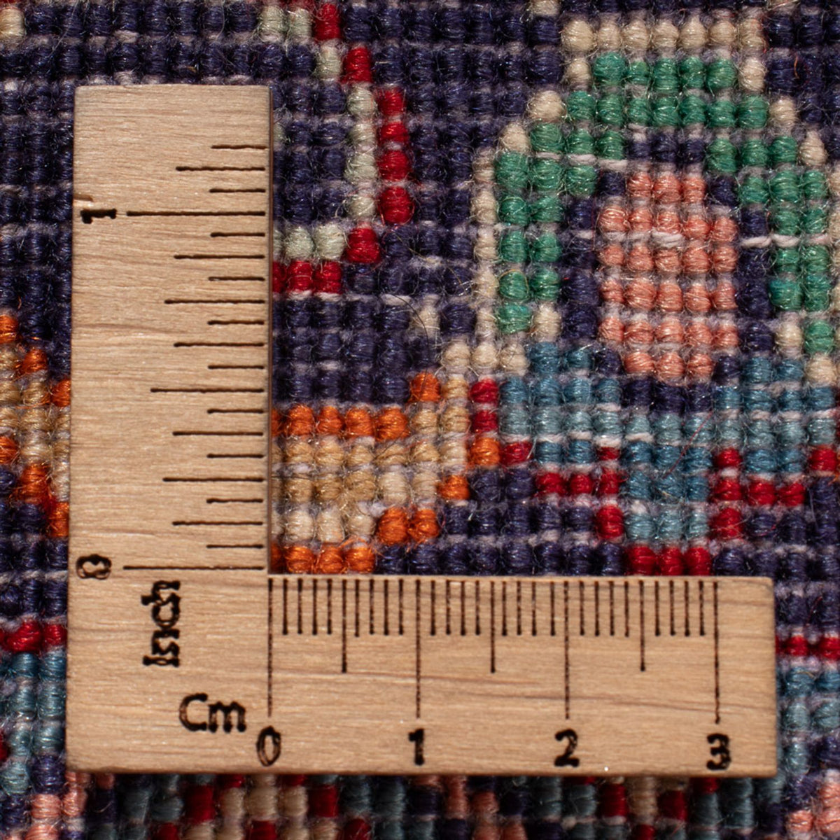 Dywan perski - Klasyczny - 88 x 63 cm - ciemnoniebieski