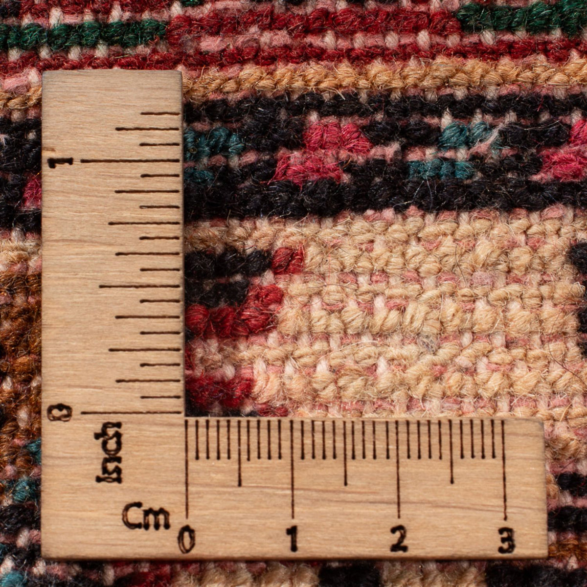 Perski dywan - Nomadyczny - 62 x 47 cm - kremowy