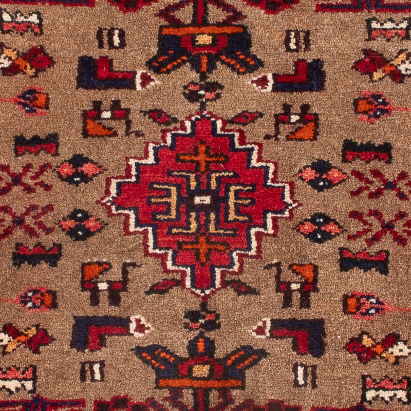 Perski dywan - Nomadyczny - 72 x 47 cm - brązowy