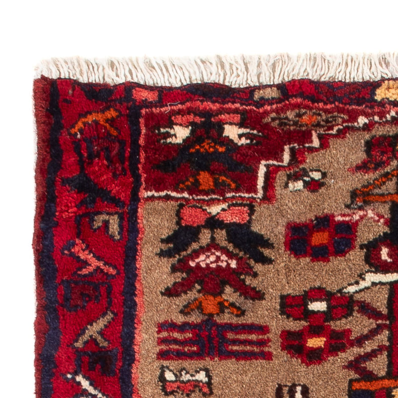 Perski dywan - Nomadyczny - 72 x 47 cm - brązowy