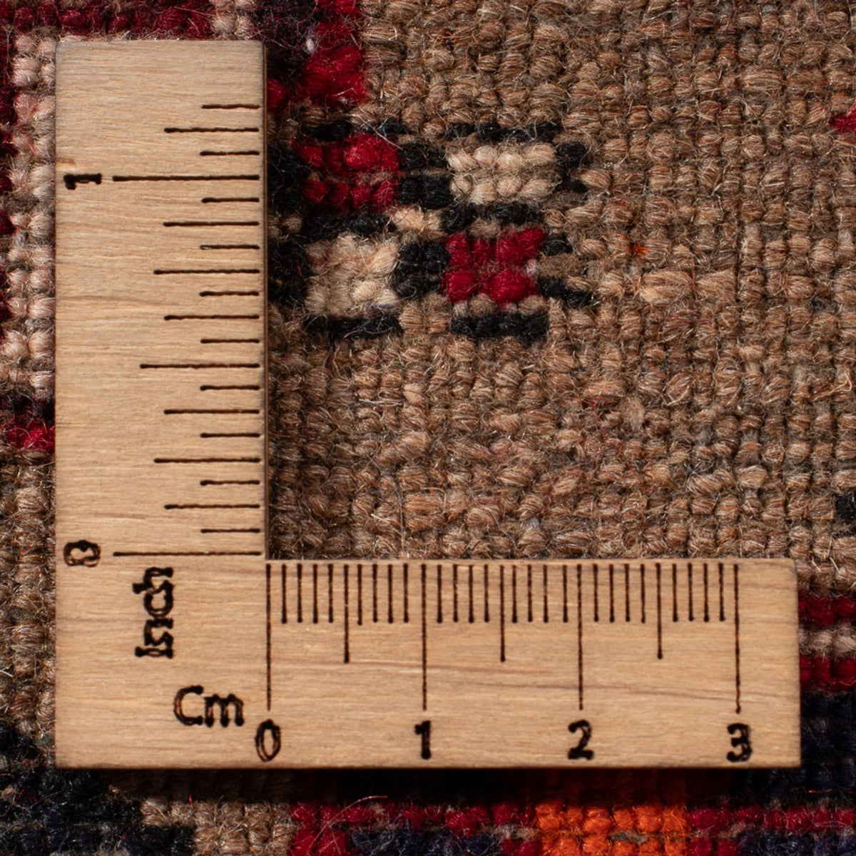 Perski dywan - Nomadyczny - 72 x 47 cm - brązowy