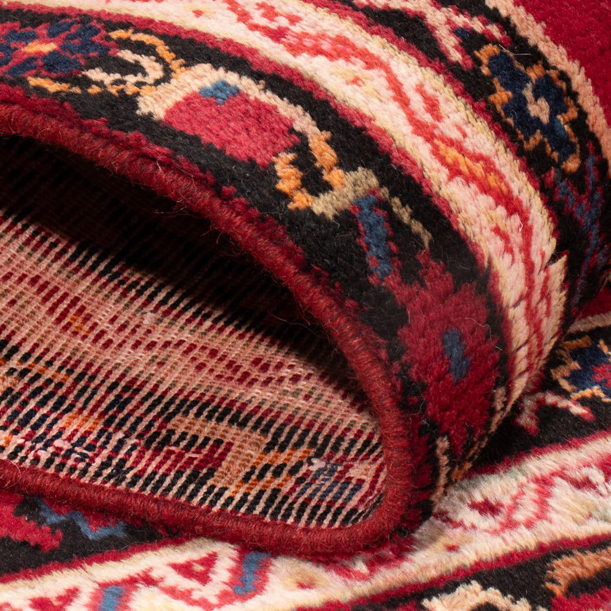 Perski dywan - Nomadyczny - 150 x 121 cm - czerwony