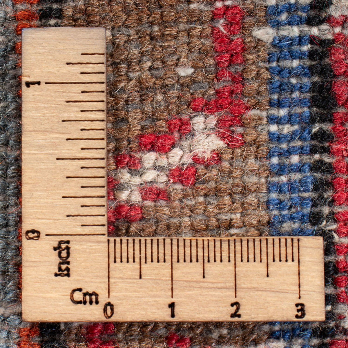 Perski dywan - Nomadyczny - 150 x 99 cm - czerwony