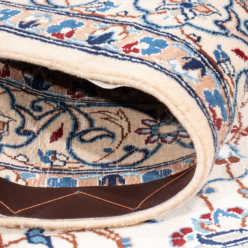 Dywan perski - Nain - Królewski - 197 x 130 cm - kremowy