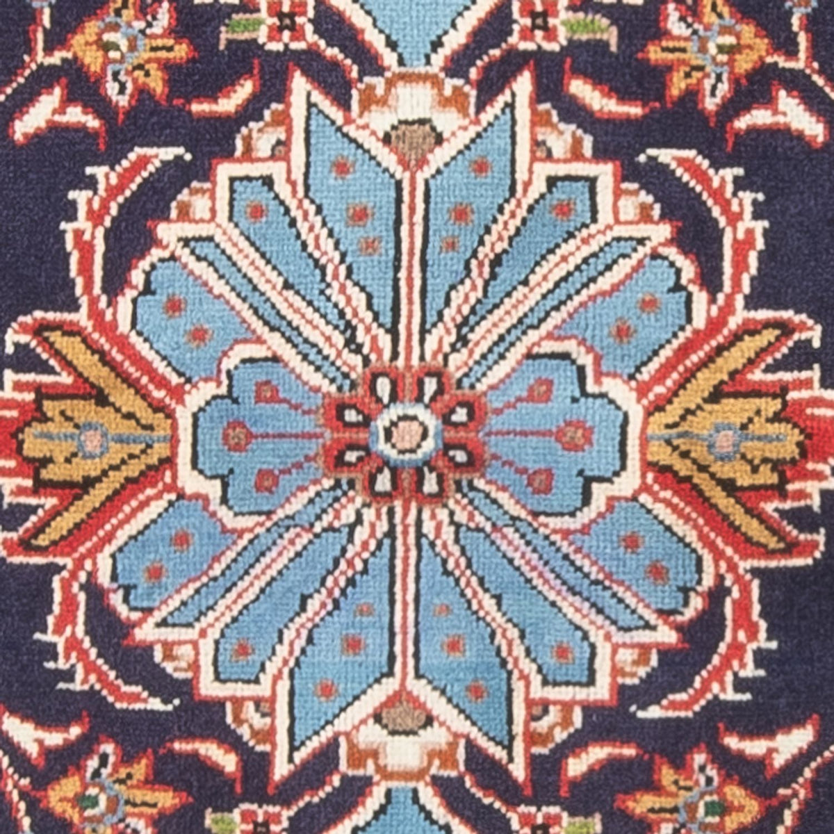 Dywan perski - Keshan - 128 x 64 cm - ciemnoniebieski