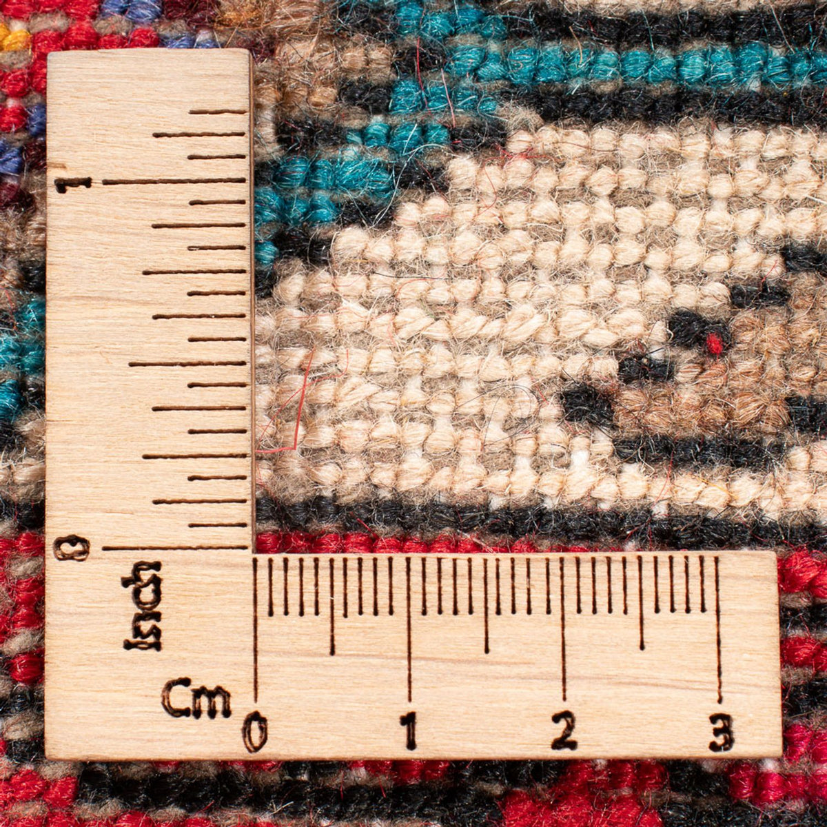 Perski dywan - Nomadyczny - 207 x 136 cm - czerwony