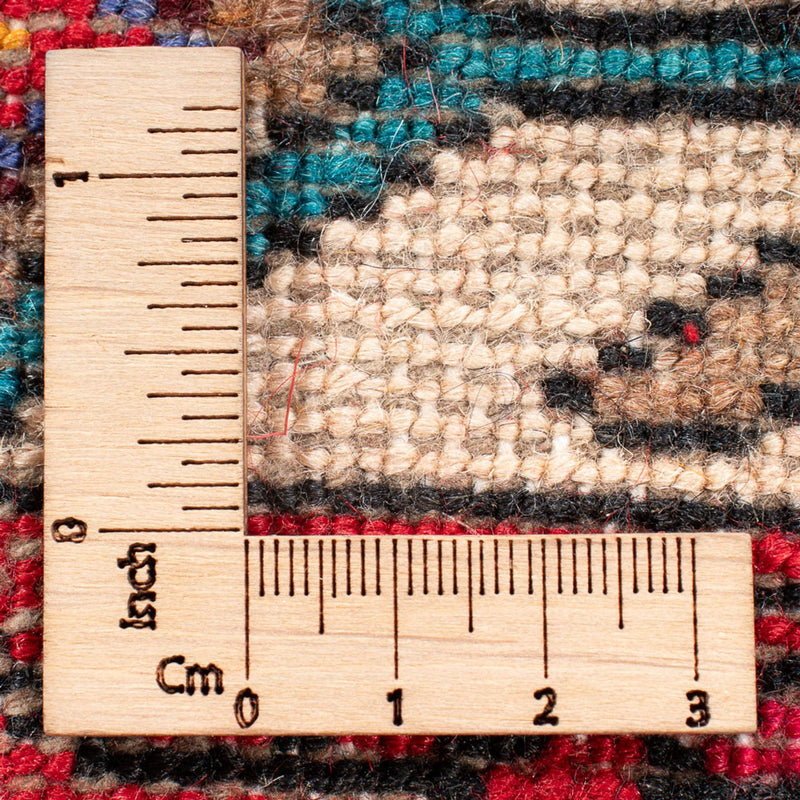 Perski dywan - Nomadyczny - 207 x 136 cm - czerwony