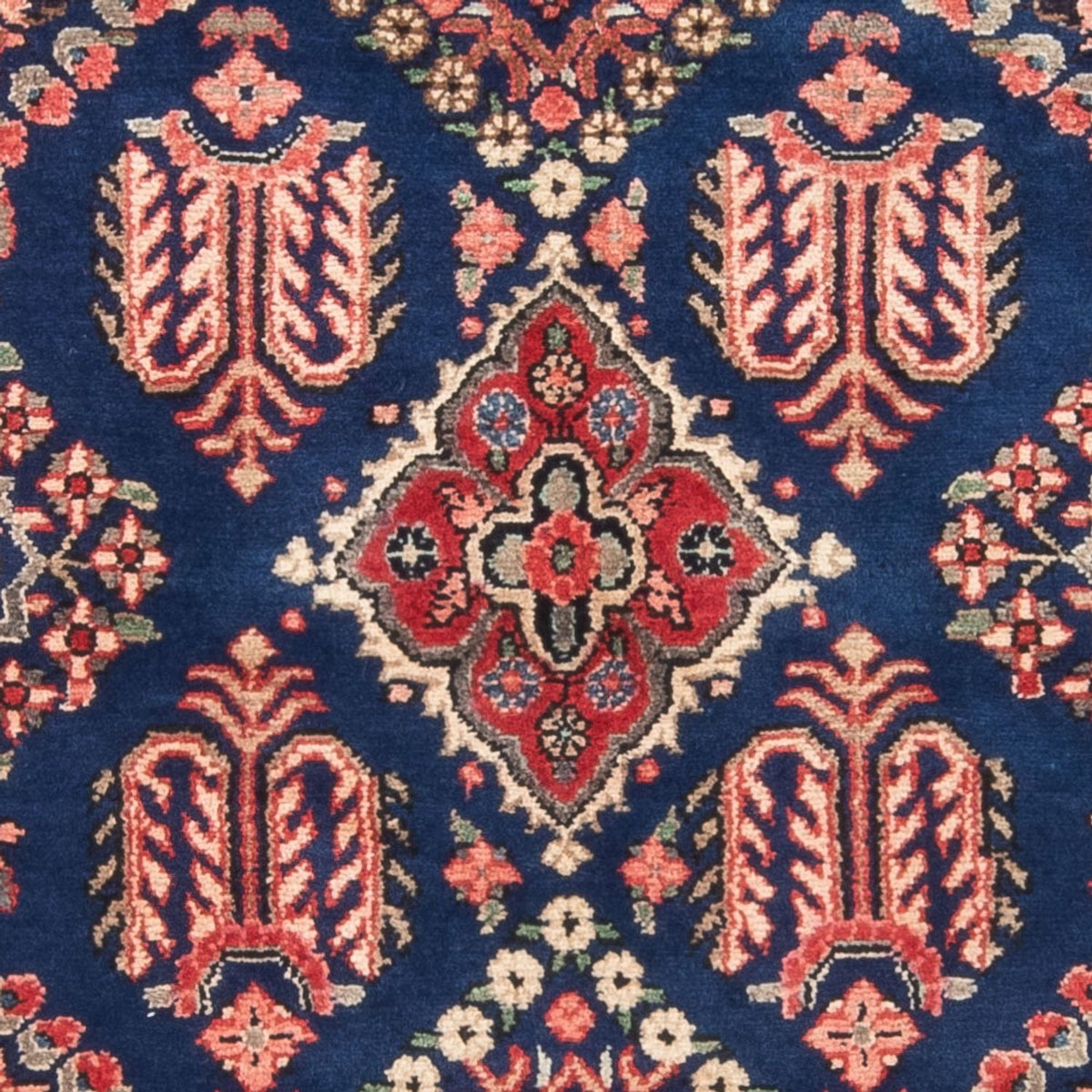 Biegacz Perski dywan - Nomadyczny - 204 x 96 cm - ciemnoniebieski