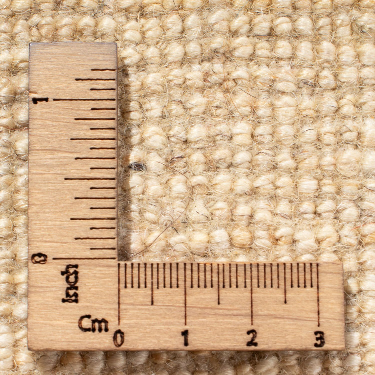 Dywan Gabbeh - perski - 127 x 83 cm - naturalna biel