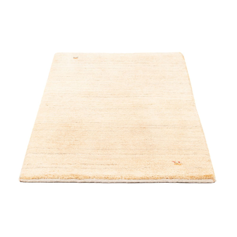 Dywan Gabbeh - perski - 146 x 73 cm - naturalna biel