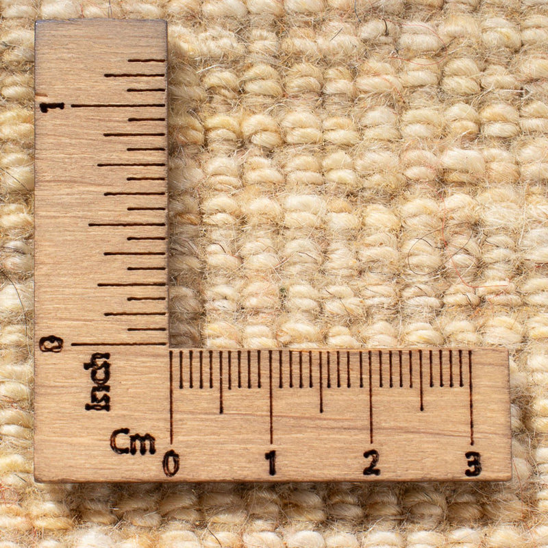 Dywan Gabbeh - perski - 146 x 73 cm - naturalna biel