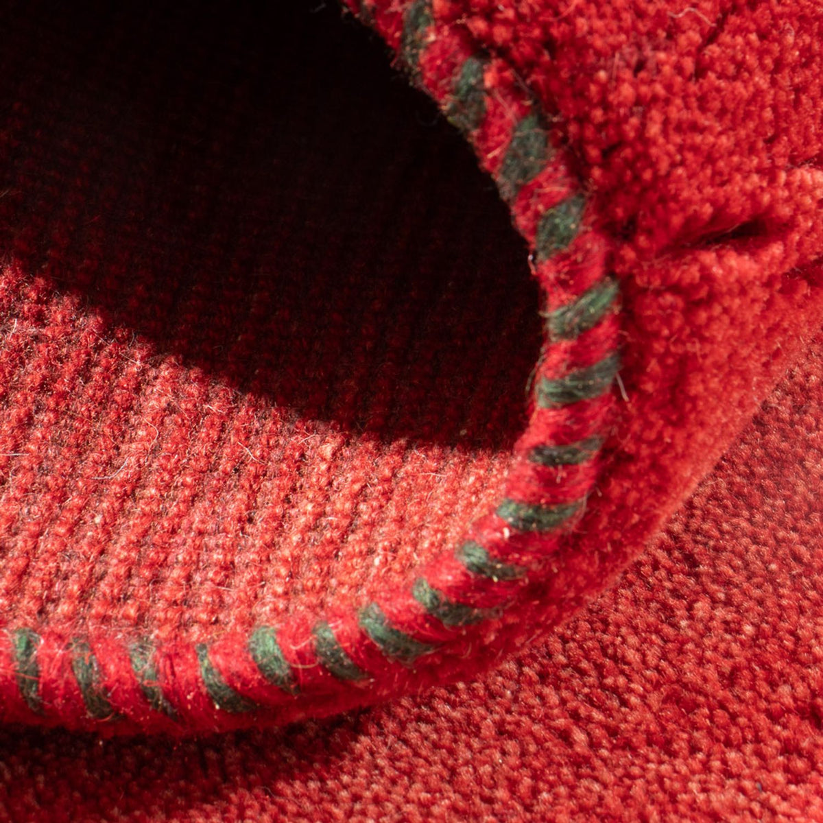 Dywan Gabbeh - perski - 123 x 76 cm - czerwony