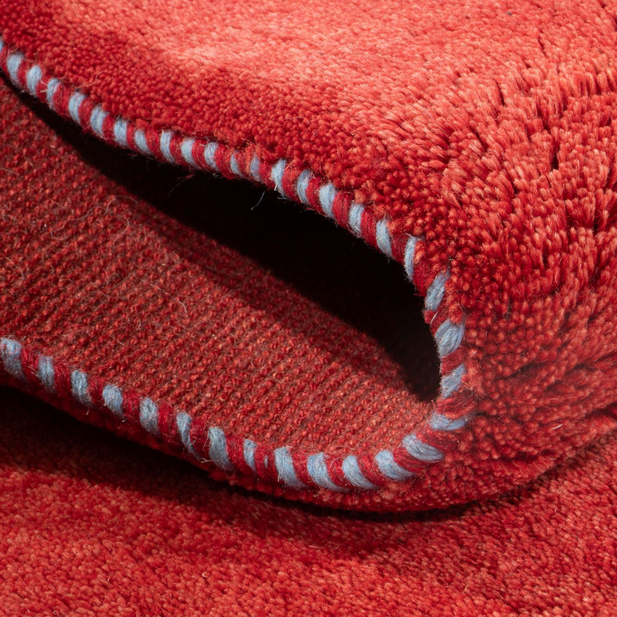 Dywan Gabbeh - perski - 121 x 80 cm - czerwony