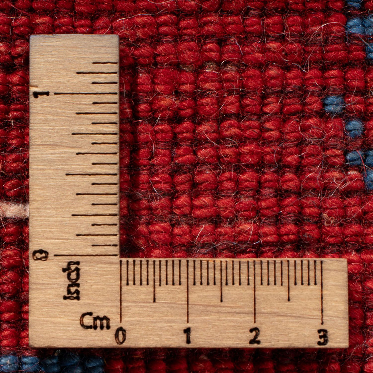 Dywan Gabbeh - perski - 123 x 83 cm - czerwony