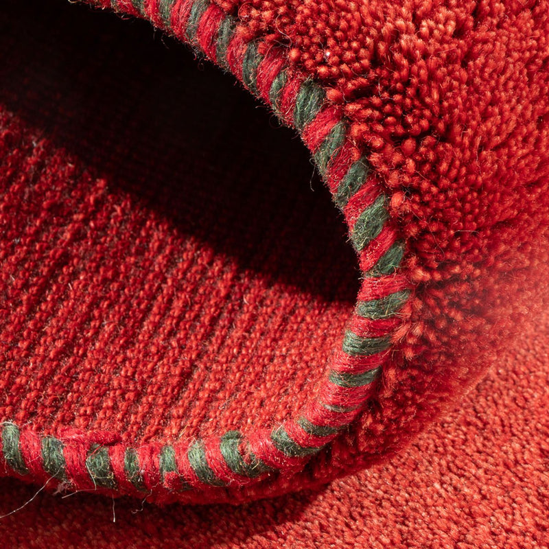 Dywan Gabbeh - perski - 122 x 81 cm - czerwony